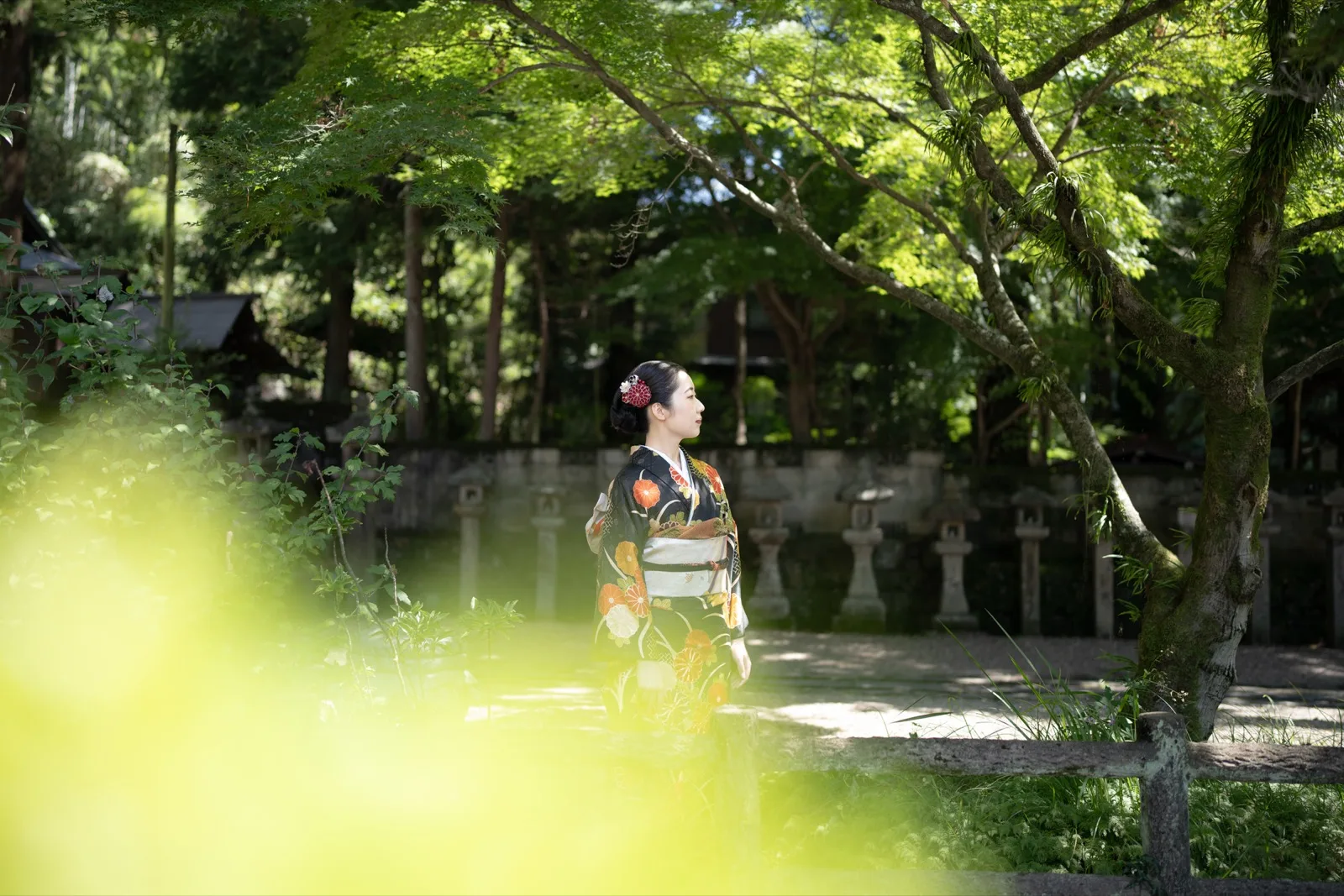 着物の女性