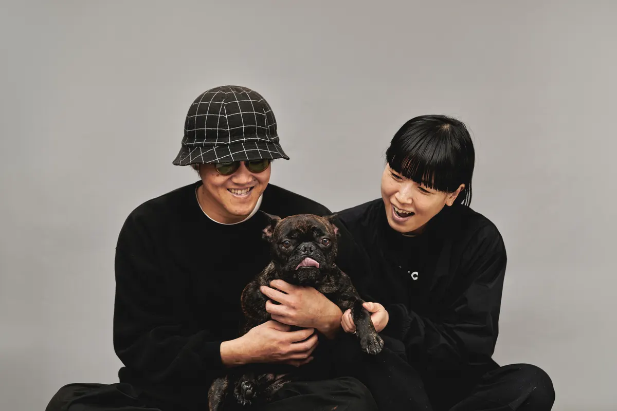ペット撮影 家族 フレンチブルドッグ OMOTE